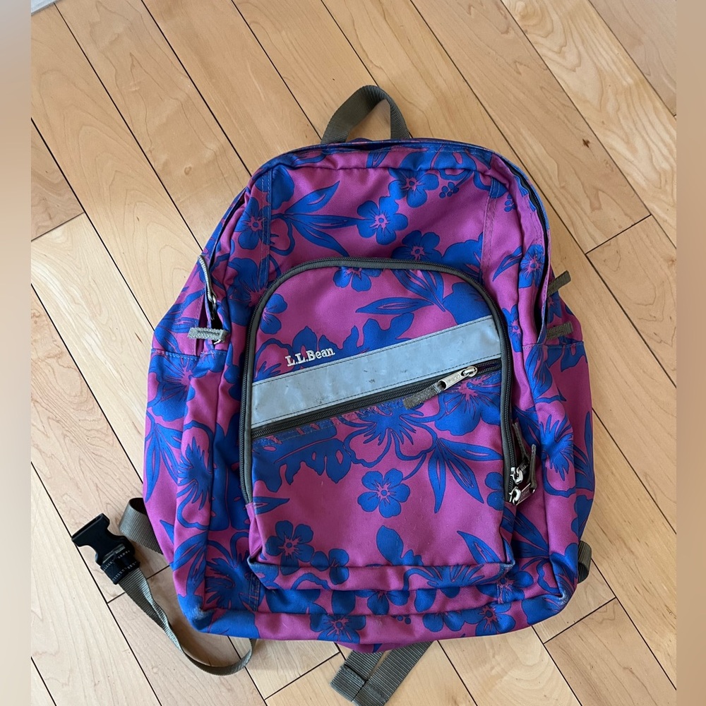 LL Bean back pack and lunch box